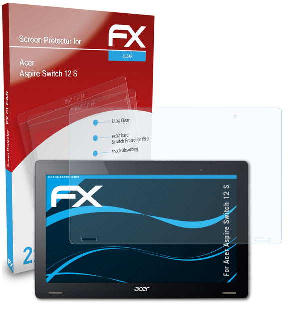 atFoliX FX-Clear Schutzfolie für Acer Aspire Switch 12 S