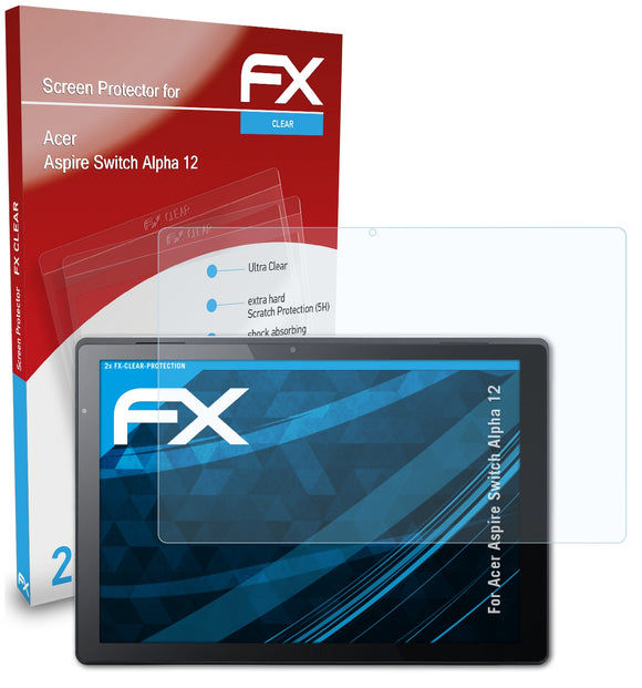atFoliX FX-Clear Schutzfolie für Acer Aspire Switch Alpha 12