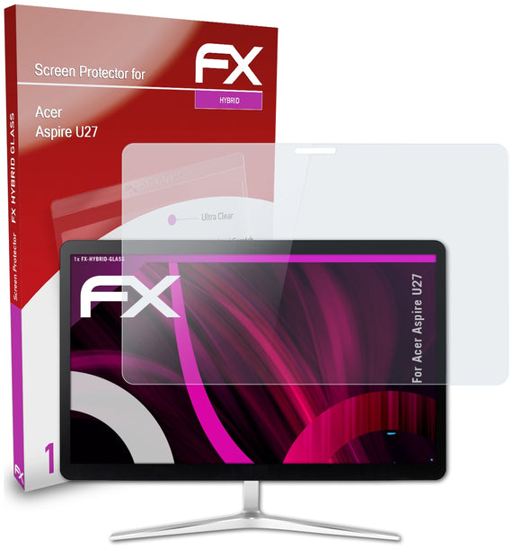 atFoliX FX-Hybrid-Glass Panzerglasfolie für Acer Aspire U27