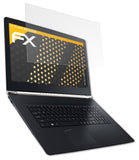 Panzerfolie atFoliX kompatibel mit Acer Aspire V Nitro 7-792G 17,3 inch, entspiegelnde und stoßdämpfende FX (2X)