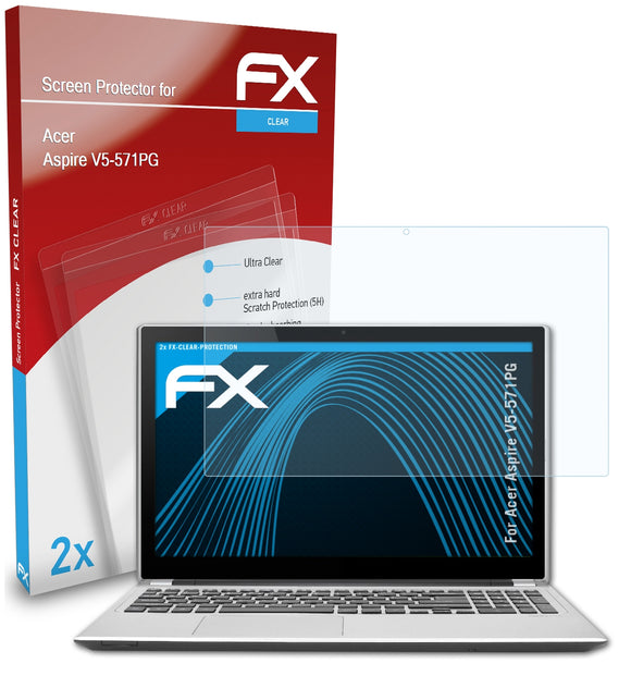 atFoliX FX-Clear Schutzfolie für Acer Aspire V5-571PG