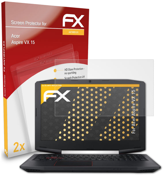 atFoliX FX-Antireflex Displayschutzfolie für Acer Aspire VX 15