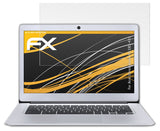 Panzerfolie atFoliX kompatibel mit Acer Chromebook 14 CB3-431, entspiegelnde und stoßdämpfende FX (2X)
