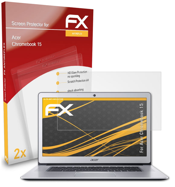 atFoliX FX-Antireflex Displayschutzfolie für Acer Chromebook 15