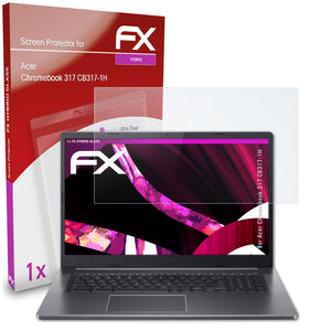 atFoliX FX-Hybrid-Glass Panzerglasfolie für Acer Chromebook 317 (CB317-1H)
