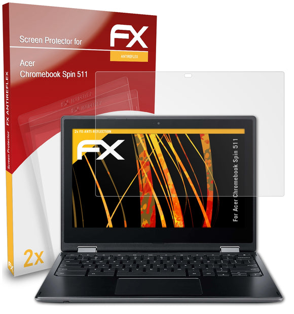 atFoliX FX-Antireflex Displayschutzfolie für Acer Chromebook Spin 511
