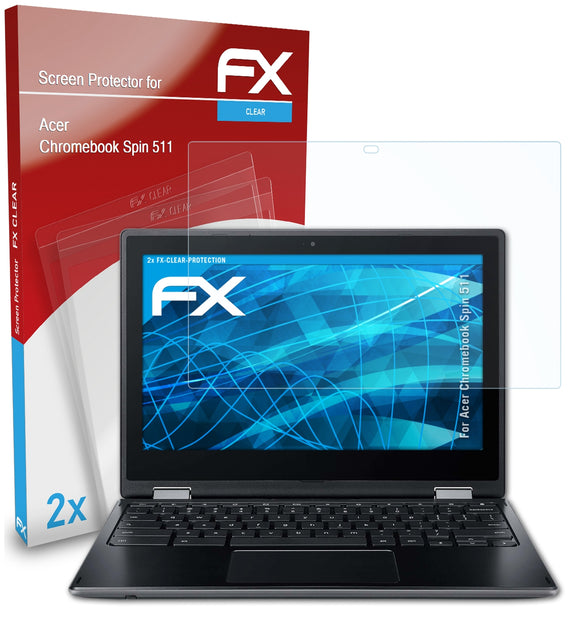 atFoliX FX-Clear Schutzfolie für Acer Chromebook Spin 511