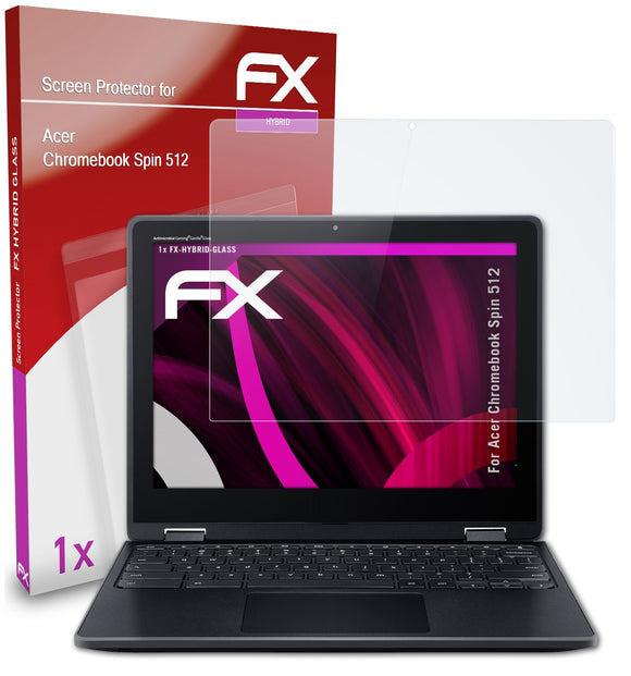 atFoliX FX-Hybrid-Glass Panzerglasfolie für Acer Chromebook Spin 512