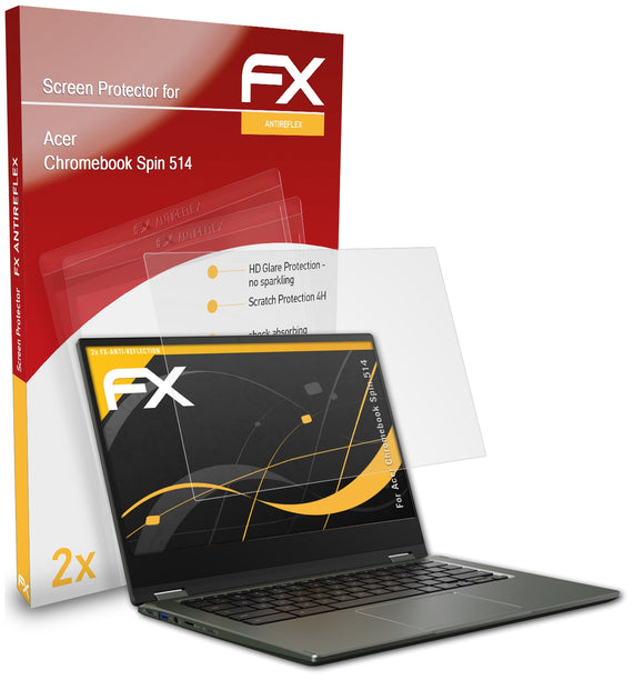 atFoliX FX-Antireflex Displayschutzfolie für Acer Chromebook Spin 514