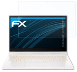 Schutzfolie atFoliX kompatibel mit Acer ConceptD 3 Ezel Pro CC314-72P, ultraklare FX (2X)