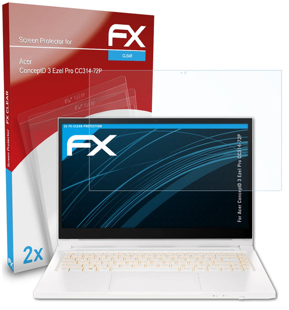 atFoliX FX-Clear Schutzfolie für Acer ConceptD 3 Ezel Pro (CC314-72P)