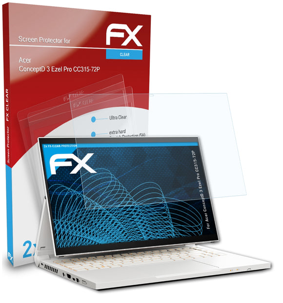 atFoliX FX-Clear Schutzfolie für Acer ConceptD 3 Ezel Pro (CC315-72P)