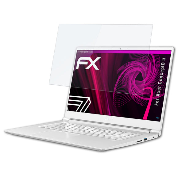 atFoliX FX-Hybrid-Glass Panzerglasfolie für Acer ConceptD 5