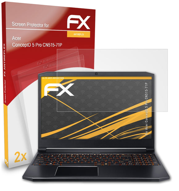 atFoliX FX-Antireflex Displayschutzfolie für Acer ConceptD 5 Pro (CN515-71P)