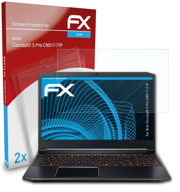 atFoliX FX-Clear Schutzfolie für Acer ConceptD 5 Pro (CN517-71P)