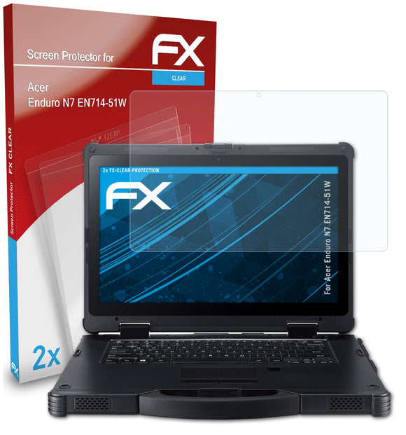 atFoliX FX-Clear Schutzfolie für Acer Enduro N7 (EN714-51W)