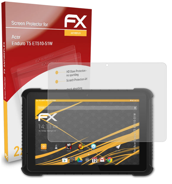 atFoliX FX-Antireflex Displayschutzfolie für Acer Enduro T5 (ET510-51W)
