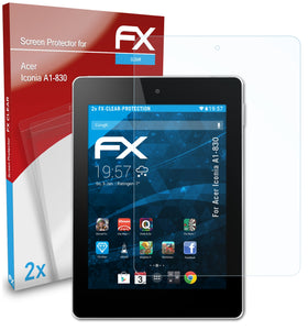 atFoliX FX-Clear Schutzfolie für Acer Iconia A1-830