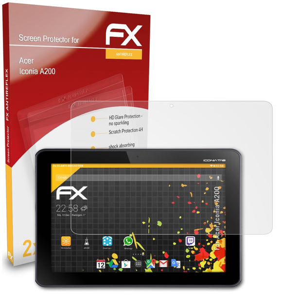 atFoliX FX-Antireflex Displayschutzfolie für Acer Iconia A200