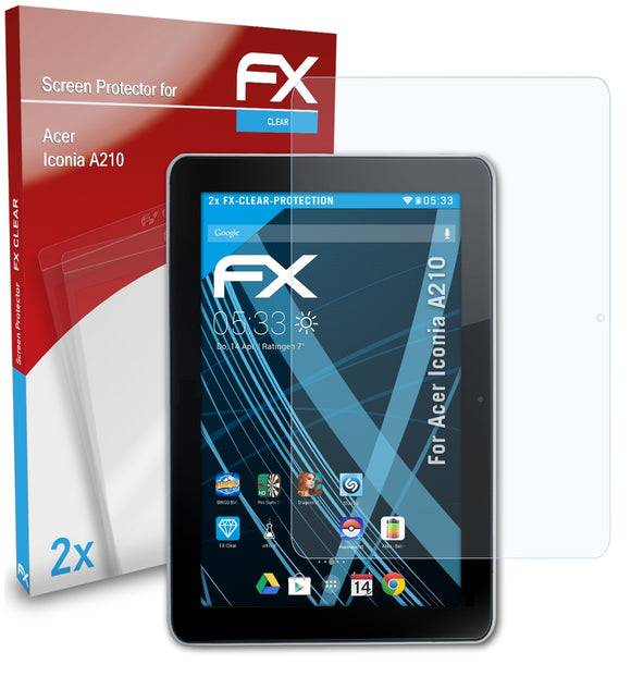 atFoliX FX-Clear Schutzfolie für Acer Iconia A210