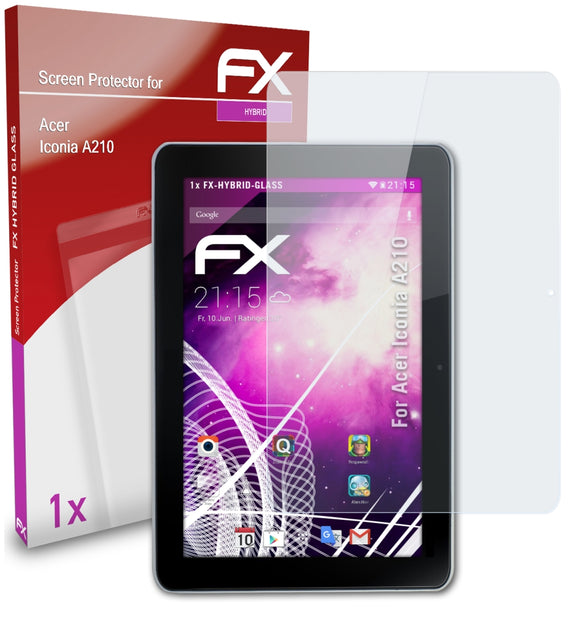 atFoliX FX-Hybrid-Glass Panzerglasfolie für Acer Iconia A210