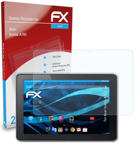 atFoliX FX-Clear Schutzfolie für Acer Iconia A701