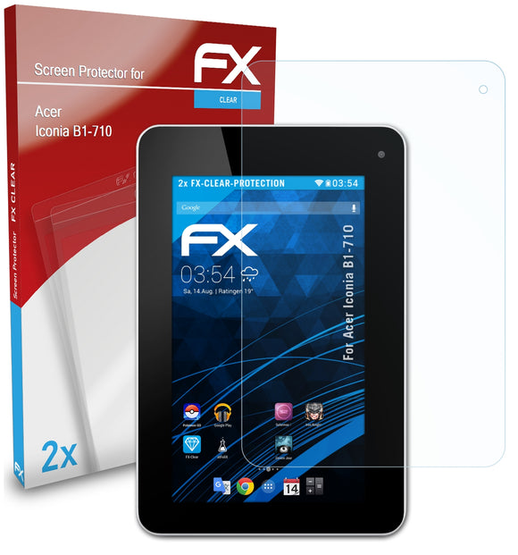 atFoliX FX-Clear Schutzfolie für Acer Iconia B1-710