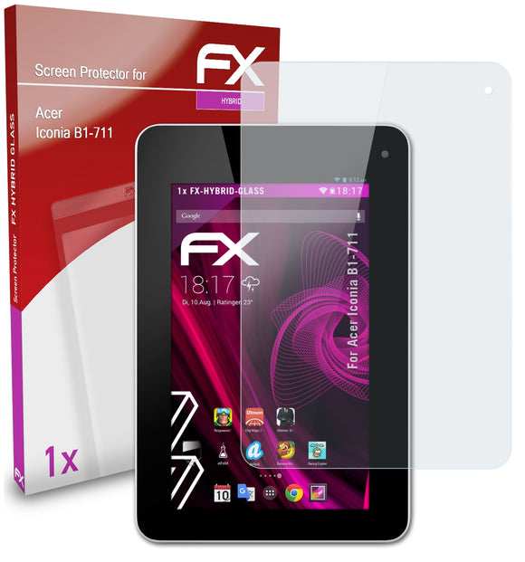 atFoliX FX-Hybrid-Glass Panzerglasfolie für Acer Iconia B1-711