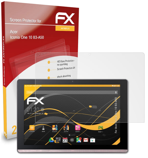atFoliX FX-Antireflex Displayschutzfolie für Acer Iconia One 10 (B3-A50)