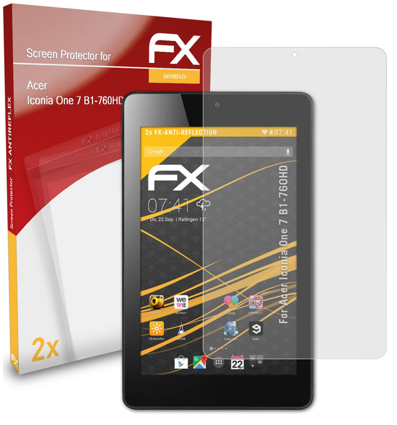 atFoliX FX-Antireflex Displayschutzfolie für Acer Iconia One 7 (B1-760HD)