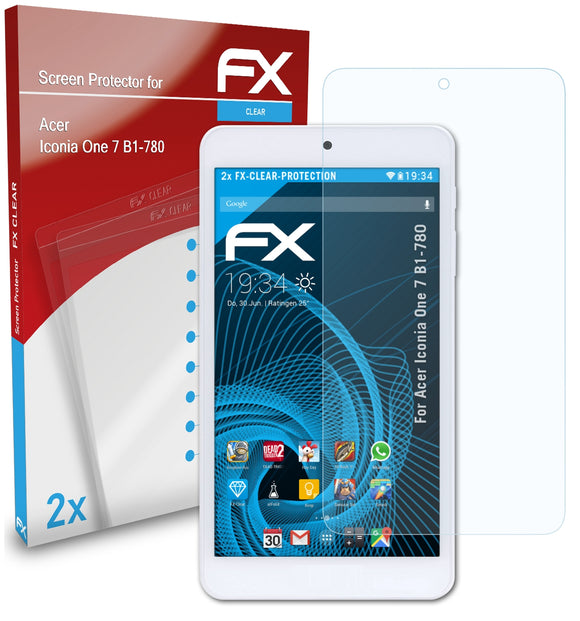 atFoliX FX-Clear Schutzfolie für Acer Iconia One 7 (B1-780)
