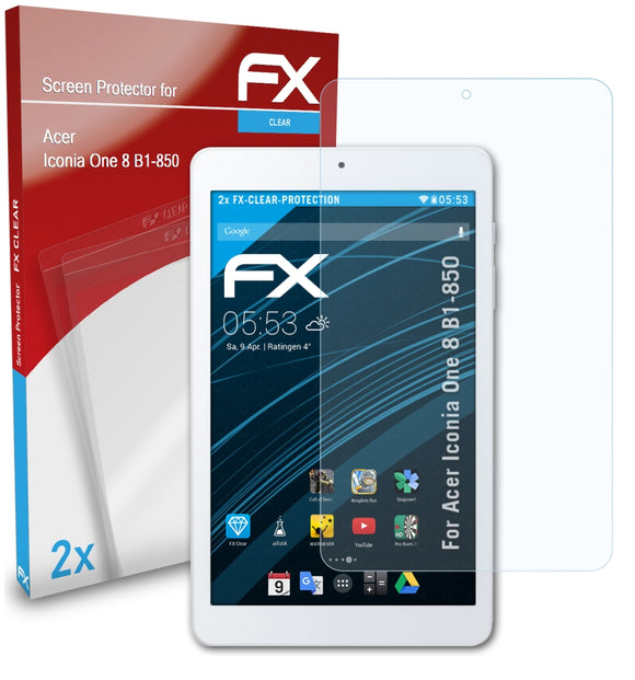 atFoliX FX-Clear Schutzfolie für Acer Iconia One 8 (B1-850)