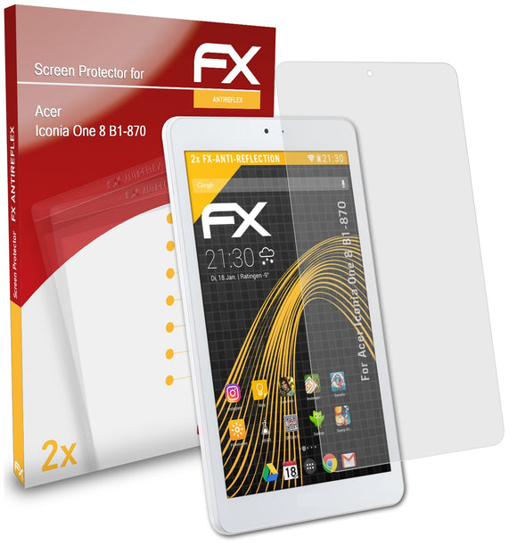 atFoliX FX-Antireflex Displayschutzfolie für Acer Iconia One 8 (B1-870)