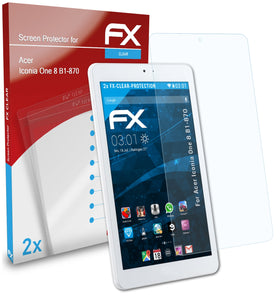 atFoliX FX-Clear Schutzfolie für Acer Iconia One 8 (B1-870)