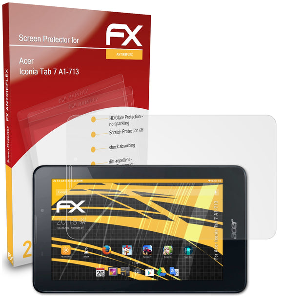 atFoliX FX-Antireflex Displayschutzfolie für Acer Iconia Tab 7 (A1-713)