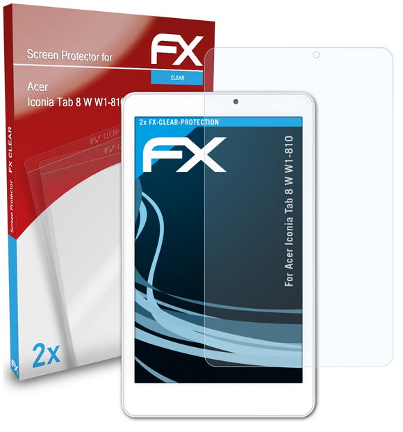 atFoliX FX-Clear Schutzfolie für Acer Iconia Tab 8 W (W1-810)
