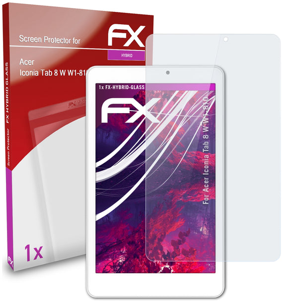 atFoliX FX-Hybrid-Glass Panzerglasfolie für Acer Iconia Tab 8 W (W1-810)