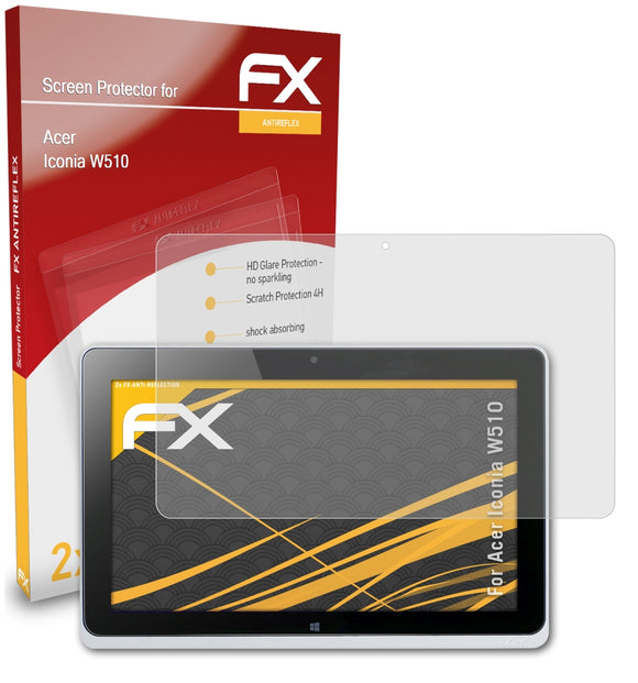 atFoliX FX-Antireflex Displayschutzfolie für Acer Iconia W510