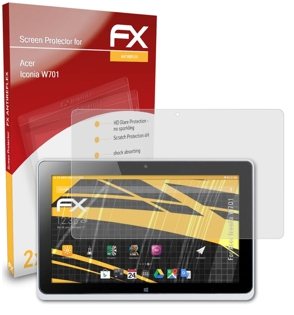 atFoliX FX-Antireflex Displayschutzfolie für Acer Iconia W701
