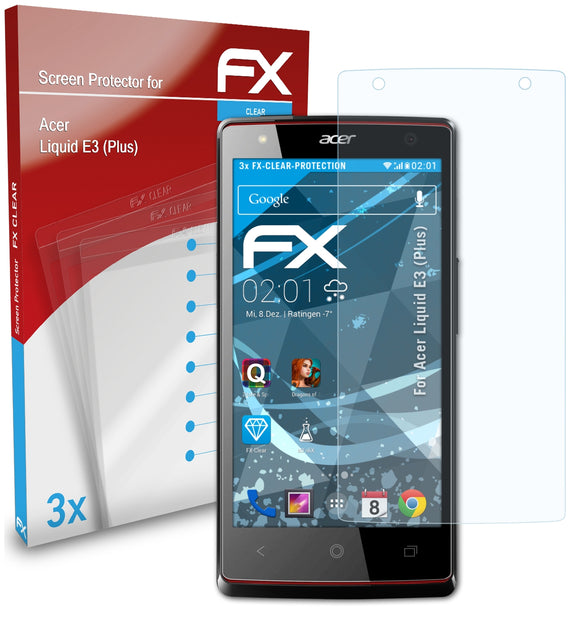 atFoliX FX-Clear Schutzfolie für Acer Liquid E3 (Plus)