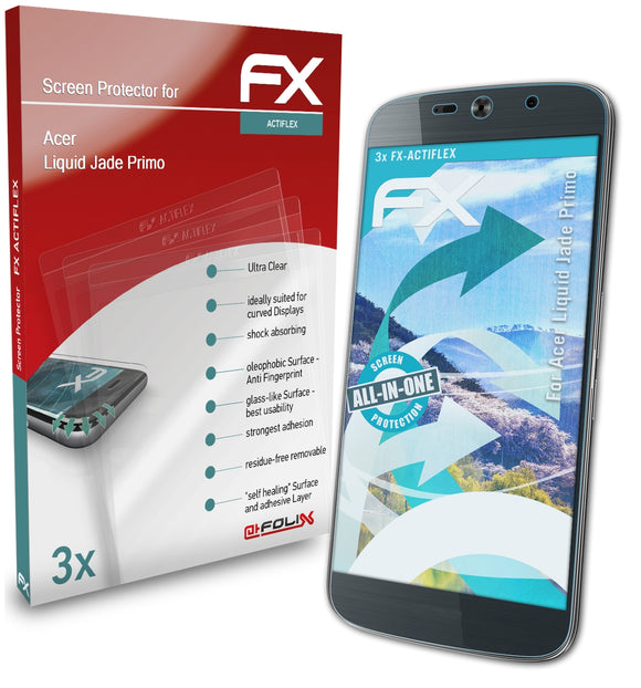 atFoliX FX-ActiFleX Displayschutzfolie für Acer Liquid Jade Primo