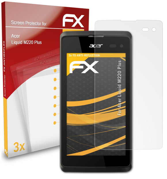 atFoliX FX-Antireflex Displayschutzfolie für Acer Liquid M220 Plus