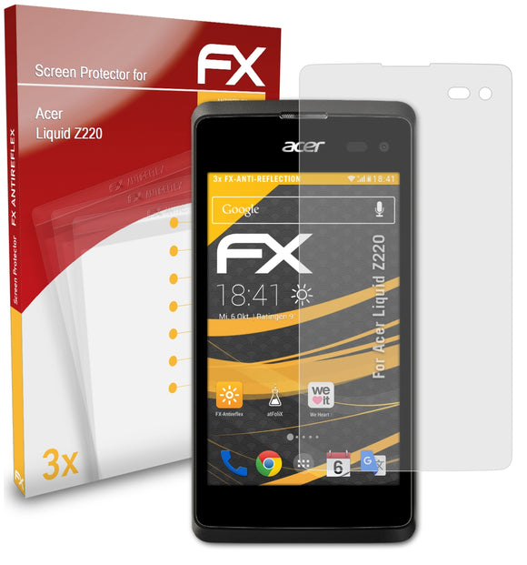 atFoliX FX-Antireflex Displayschutzfolie für Acer Liquid Z220