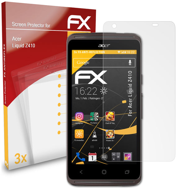 atFoliX FX-Antireflex Displayschutzfolie für Acer Liquid Z410