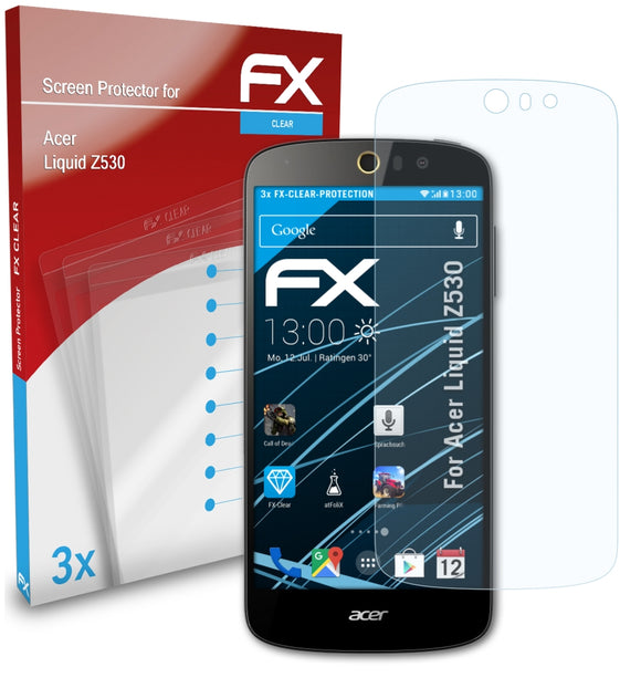 atFoliX FX-Clear Schutzfolie für Acer Liquid Z530