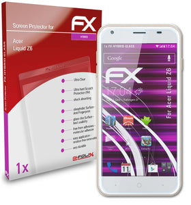 atFoliX FX-Hybrid-Glass Panzerglasfolie für Acer Liquid Z6