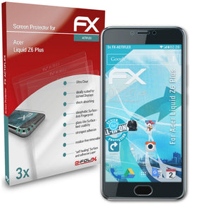 atFoliX FX-ActiFleX Displayschutzfolie für Acer Liquid Z6 Plus