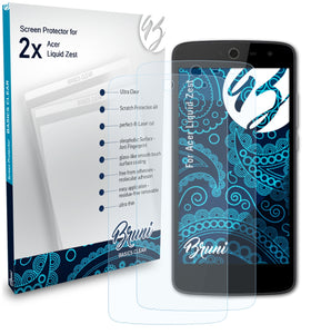 Bruni Basics-Clear Displayschutzfolie für Acer Liquid Zest