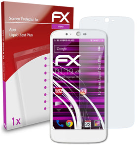 atFoliX FX-Hybrid-Glass Panzerglasfolie für Acer Liquid Zest Plus