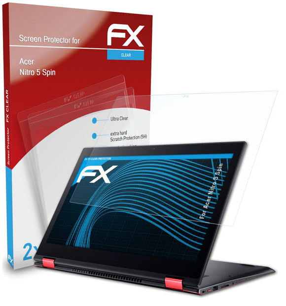 atFoliX FX-Clear Schutzfolie für Acer Nitro 5 Spin